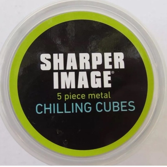 Sharper Image 1-1/2 in. L Silver Stainless Steel Chilling Stones 5 pk - Picture 2 of 5